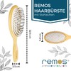 Remos Narrow Hair Brush with Steel Pins and Nubs, Suitable