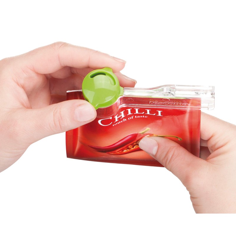 Tescoma Dispensing Closures for Spice Bag, 6 Pcs Season, Assorted