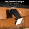 Brendz Paso Solar Outdoor Lamp with Motion Sensor, 1000 Lumens,