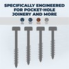 Kreg SPS-C1-500 Zinc Pocket Screws, 1-Inch, #7 Coarse Thread, Pan
