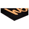 Calloway Mills Script Hello Doormat (Black/Natural, 24" x 48")