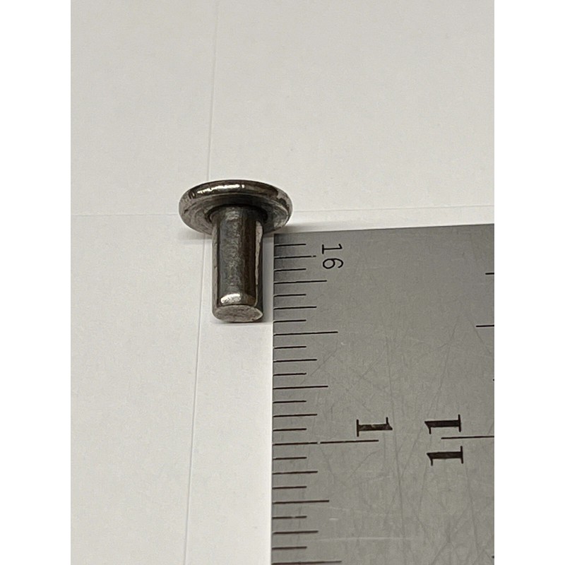 accurate (25) 6# Tinners Rivets Solid MONEL .202 x .391