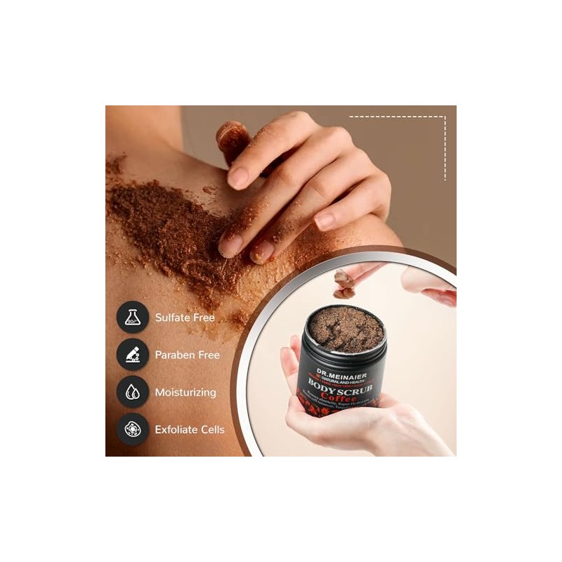 Exfoliante Corporal de Sal Marina y Café Natural Sea Salt