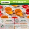 Freshware Plastic Portion Cups with Lids [2 Ounce, 400 Set]