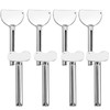 8 Pieces Metal Toothpaste Squeezer, Tube Squeezer, Stainless Steel, Roll