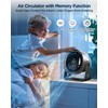EasyAcc Small Turbo Desk Fan 6000mAh, Max 24 Hours Work
