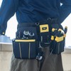 DELI 22 Pocket Black and Yellow Heavy Duty Tool Belt