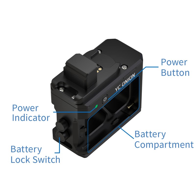 YC Onion Power Supply Base for RS2 Stabilizer in Aluminum
