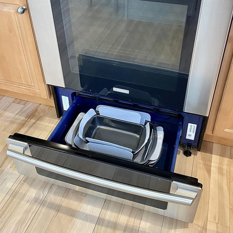 Evelots Bakeware/Cookware Scratch Protectors-Pots/Pan/Dish Dividers-Set of 12 - Two Large