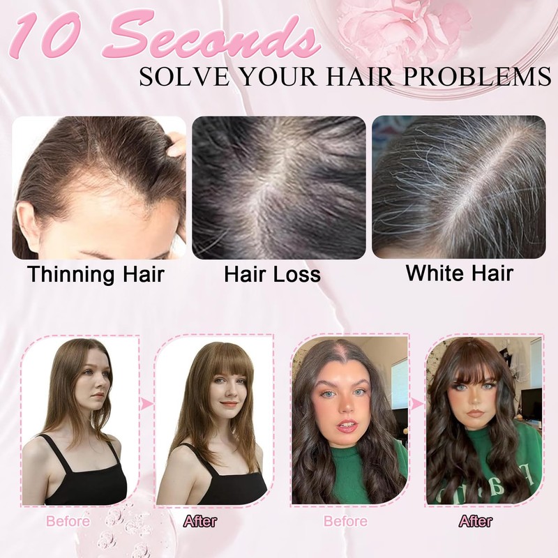 Hair Toppers for Women Real Human Hair Upgrade Base Seamless