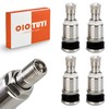 OioTuyi 4 Pcs Universal Metal Car Tyre Valves 11.3mm Strong