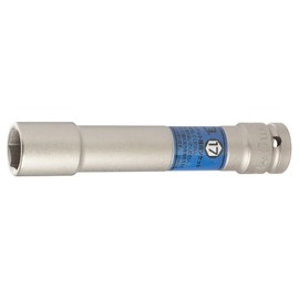Tone 4A-17LLN Impact Thin Long Foil Nut Socket 0.5 inch (12.7 mm) Drive Angle (1/2") Blue 2 Side Width 0.7 inch (17 mm)