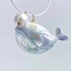 LUOFENG Whale Keychain,Whale Keychain,Sea Animal Keychain for Car Bag Keychain