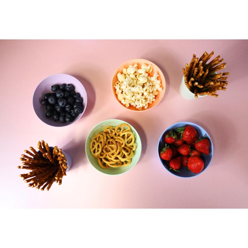 Harfield Tableware Pastel Pack of 10 Small Snack Dessert Bowls
