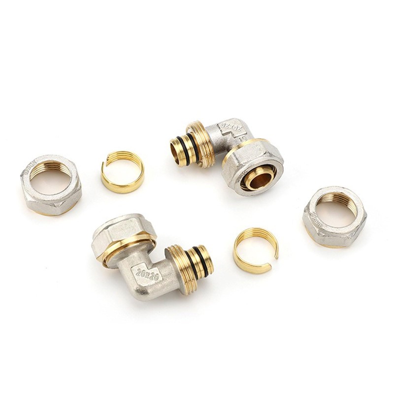 Pack of 2 90° Screw Fitting Angle for Diameter 16