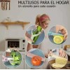 ML Cuchillos Cocina Profesionales Acero Inoxidable Color Pastel