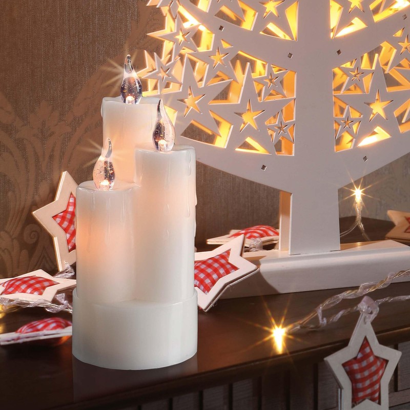 Hellum LED Interior Light, White, 8 x 8 x 20