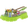 Betsey Johnson Women's Graysen Sandal, Green Multi, 7