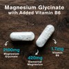 Magnesium Glycinate Capsules 2100mg with Vitamin B6 | High Strength