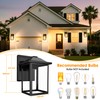 MATAMEYE Outdoor Wall Lantern, Exterior Waterproof Wall Sconce Light Fixture,