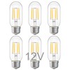 TOKCON 12V Low Voltage LED Tube Light Bulbs - Soft
