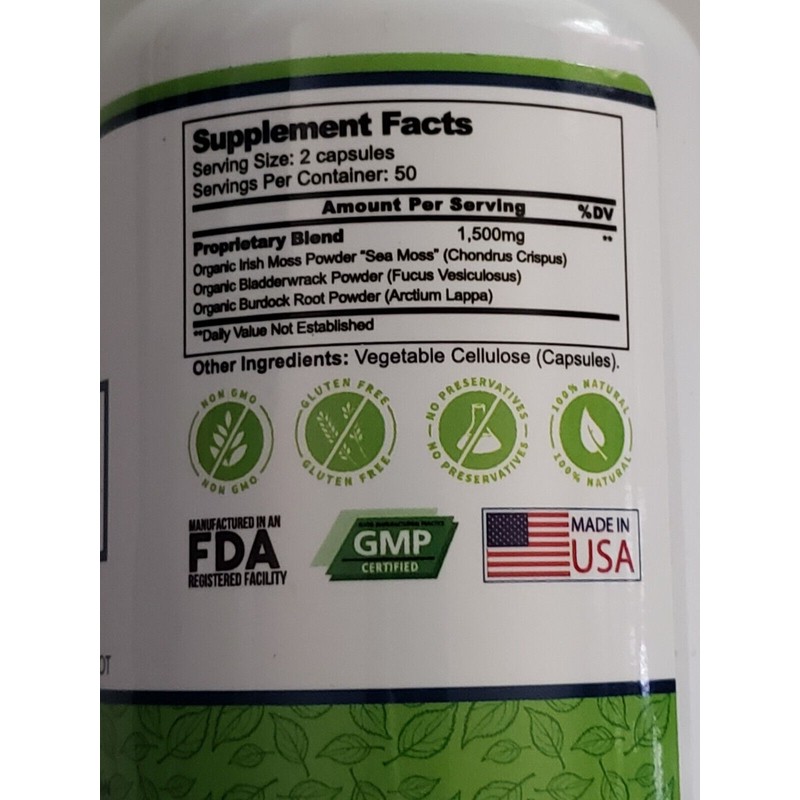 5/2025 HERB THERAPY - Super Sea Moss - 100 Vegetarian