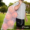 Champion Sports Mesh Equipment Bag, Purple, 24" x 48"
