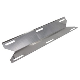 4-Pack BBQ Gas Grill Tube Burner & Heat Shield Plate Tent Replacement Parts for Charmglow 720-0536 - Compatible Barbeque Stainless Steel Pipe Burners & Flame Tamer, Guard, Deflector, Flavorizer Bar