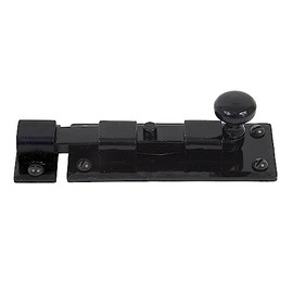 From The Anvil Black 4 Inch Straight Knob Bolt