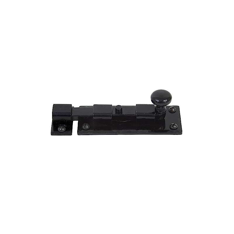 From The Anvil Black 4 Inch Straight Knob Bolt