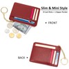 Valentoria Slim RFID Blocking Card Holder Small Pocket Wallet Keychian