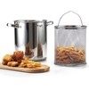 Cook N Home Deep Fryer Pot, Japanese Tempura Small Stainless