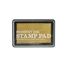 Craft County Pigment Ink Stamp Pad - Assorted Colors - Stamping, Scrapbooking - Gold