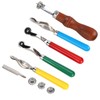 5Pcs Leather OverStitch Marking Wheel Handcrafted Scribe Point Make Tool