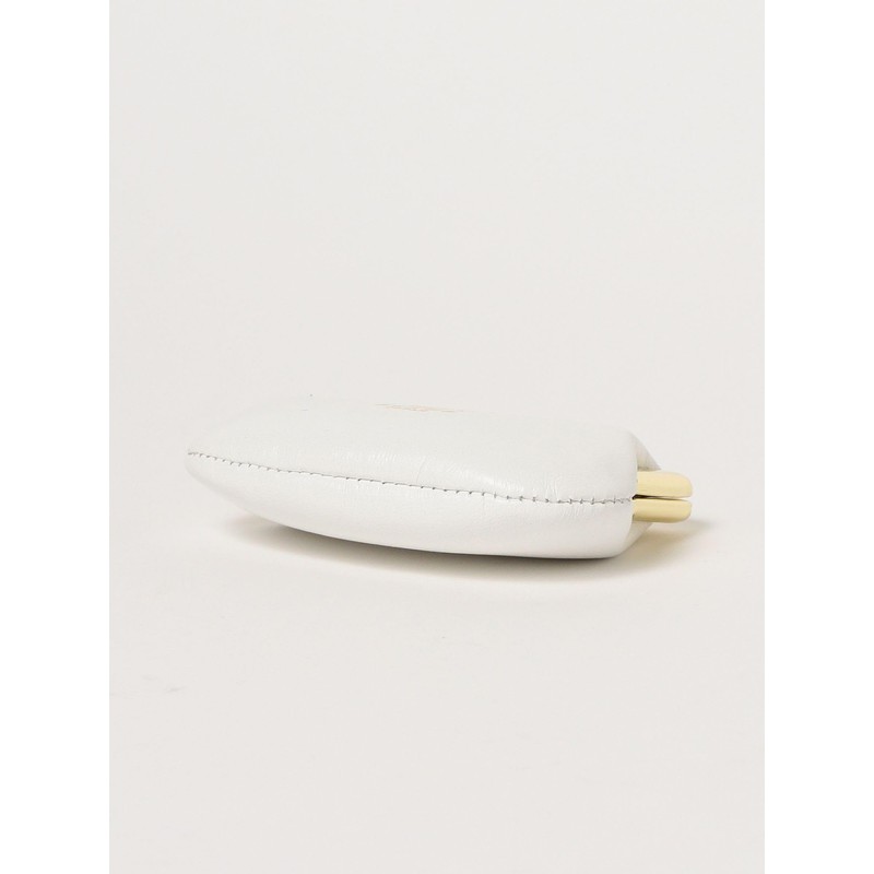 Beams Japan Matsunoya Cowhide Leather Mini Wallet Pouch Monotone, white,