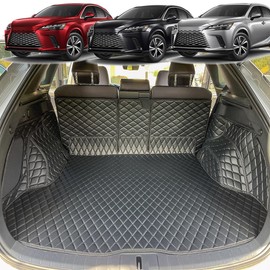 7DEEKEI Cargo Mat for 2023-2025 Lexus RX350 RX350H RX450H RX500H Trunk and Rear Backrest Cargo Liners All Weather Anti-Slip