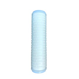 0.2 Micron Filter Cartridge Pleated Polypropylene, 2-5/8" x 9-7/8", Submicron