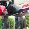 Carbon Fiber Style Motorcycle Tail Bag Waterproof Motorbike Rear Seat