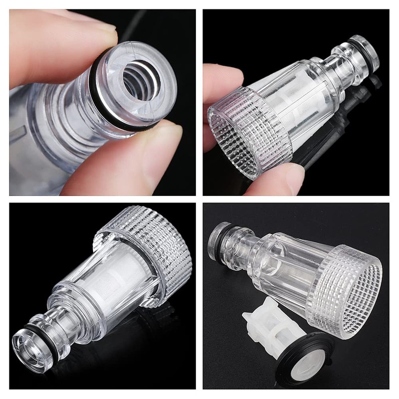 HuYiGGZ 6 Pcs Pressure Washer Gun Adapter Plastic Machine Water