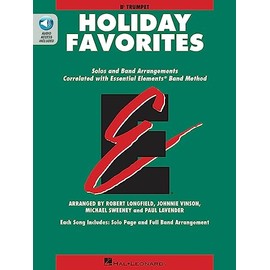 Essential Elements Holiday Favorites: Bb Trumpet Book with Online Audio (Essential Elements Band Method)