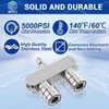 EZALOR Pressure Washer Tips, 2-in-1 Power Washer Nozzle Tip, Dual