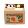 Powerking Stealing Coin Money Box, Monkey Piggy Bank Stealing Money