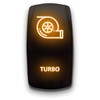Turbo - Orange - Laser Etched Toggle Switch 20A 12V