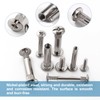 VooGenzek 20 pieces Φ5/Φ8 mm sleeve screws with M4/M5 screws,
