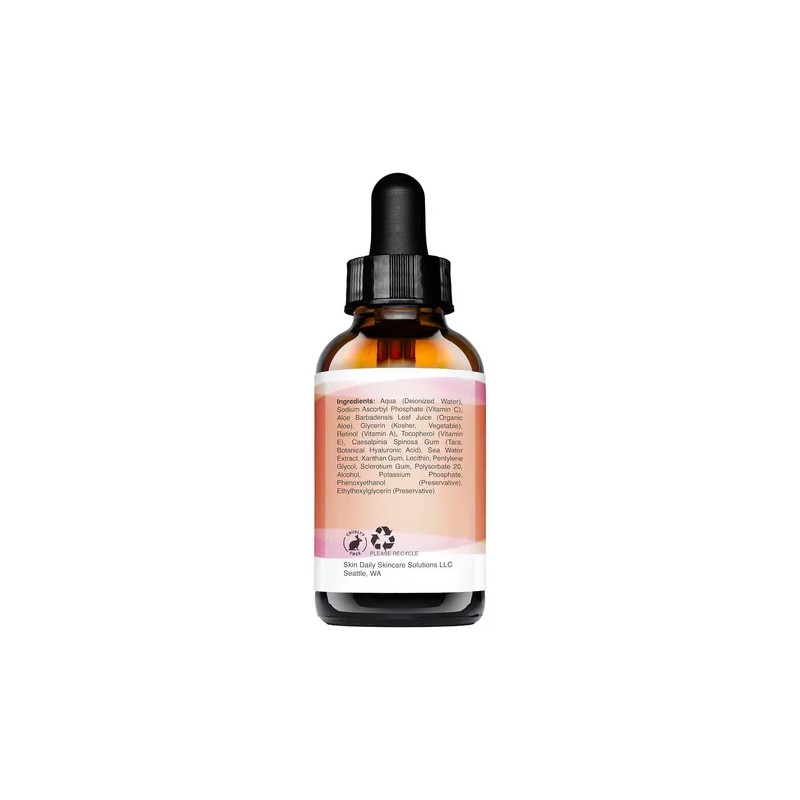 Suero Antioxidante De Vitamina C Para Cara, Infundido Con El