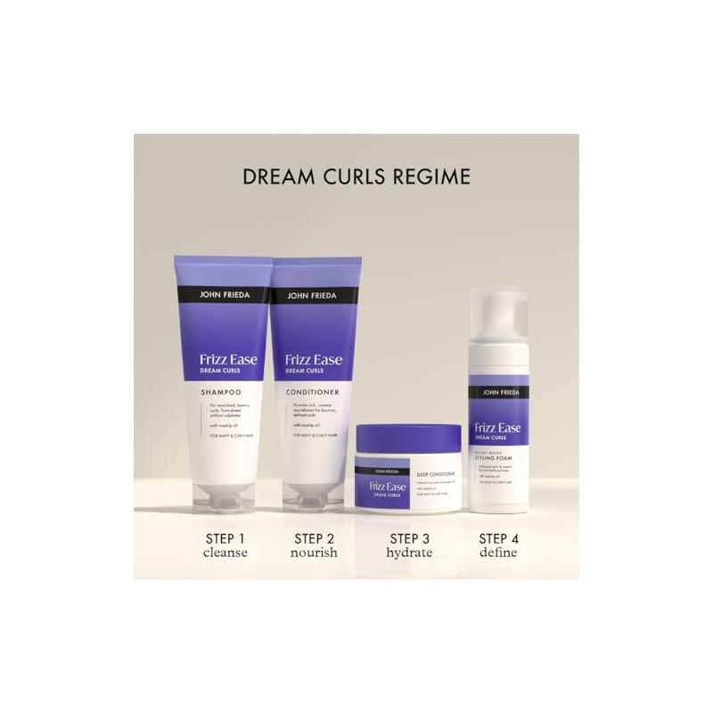 John Frieda Dream Curls Conditioner 500ml. Curly Hair Conditioner with