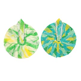 Set of 2 Laddu Gopal Dress Cloth Bhagwan Poshak of God Bal Gopal Kanha Krishna Dev Vastra for Metal Idol Statue for Indian Traditional Janmashtami Festival Decor(Size:- 6")(Multicolour)