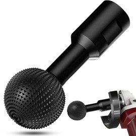 XSHAO® Kugelfräser Holz Schnitzen, 40mm Kugelmeißel Holzfräser für Winkelschleifer Kugelmeißel Feilenschleifköpfe für 115/125mm Winkelschleife