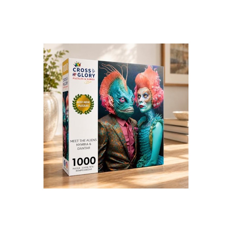 Meet The Aliens Nymira and Dantar - Un rompecabezas de