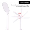 Pretty memory Foldable Lash Mirror, 270° Free Rotation, Lightweight Makeup